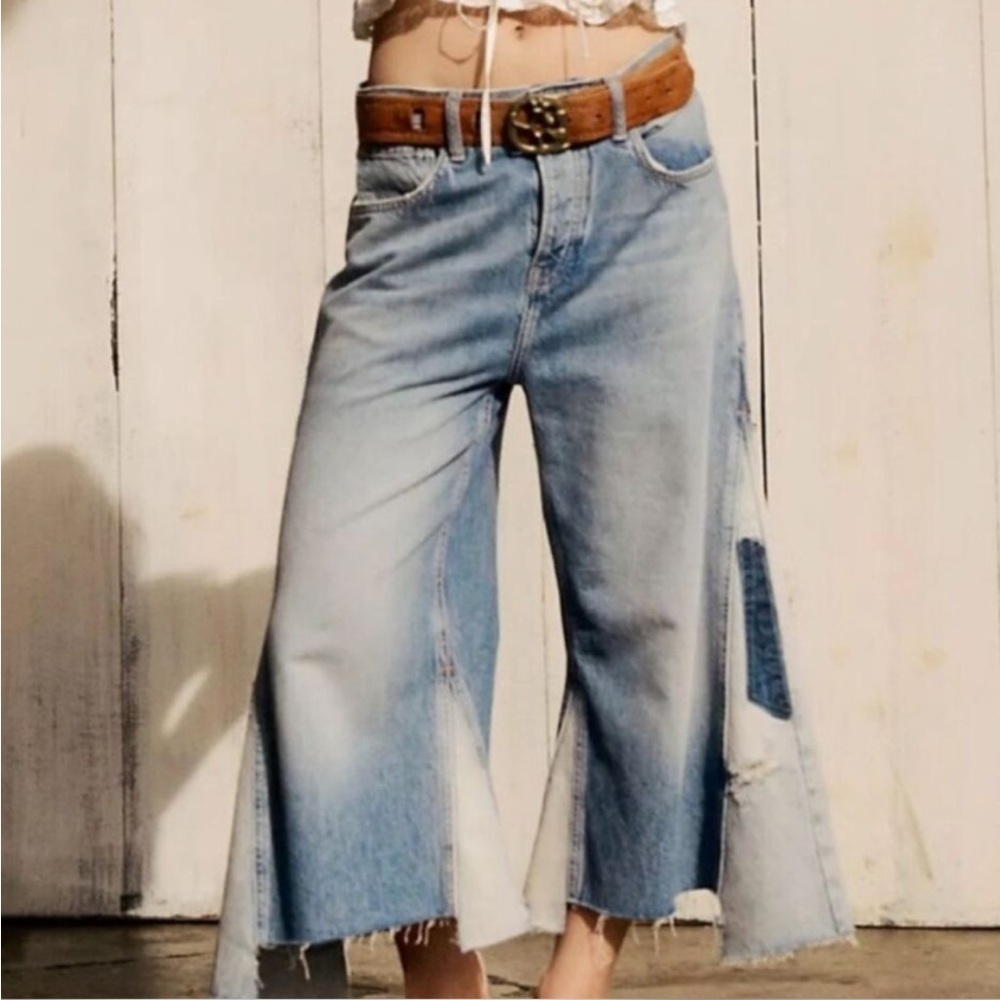 We The Free Ripple Wide Leg Crop 25